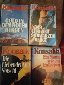 Abbildung: Konsalik Bücher