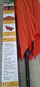 Abbildung: Sonnenschirm rechteckig H 210-270 x L 300 x B 200 cm 